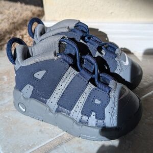 Kids Navy and Gray Sneakers